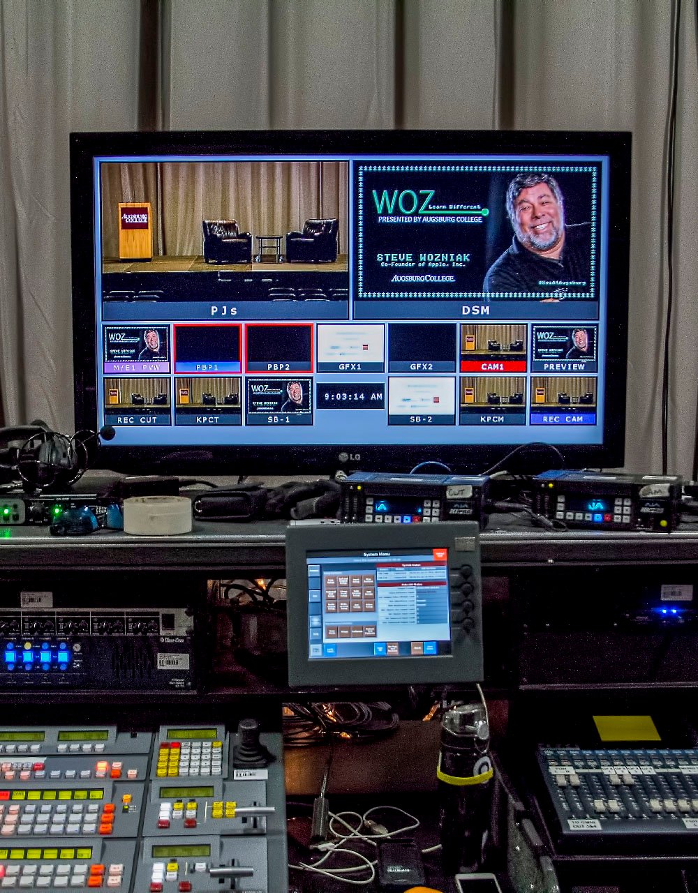 preshow augsburg university steve wozniak